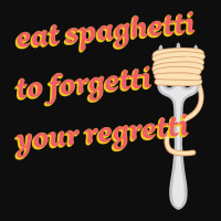 Eat Spaghetti To Forgetti Your Regretti Crop Top | Artistshot