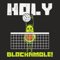 Holy Blockamole Avocado Volleyball Player Blocker Men Women T Shirt Ladies Fitted T-shirt | Artistshot