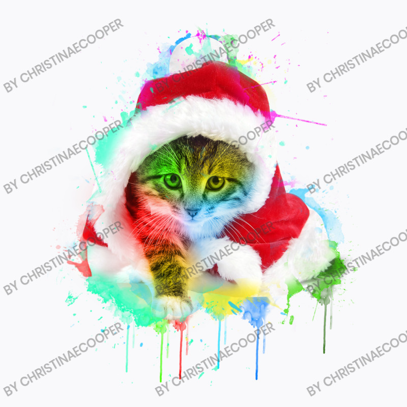 Merry Christmas Cat T-shirt | Artistshot