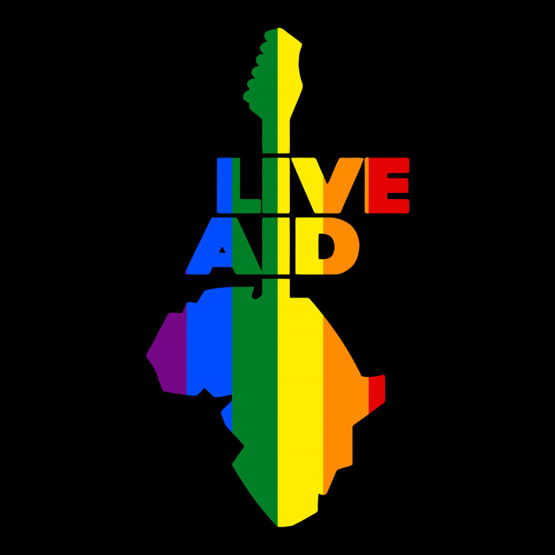 Live Aid Band Aid 1985 Symbol Lgbt Long Sleeve Shirts by autlu2024 | Artistshot