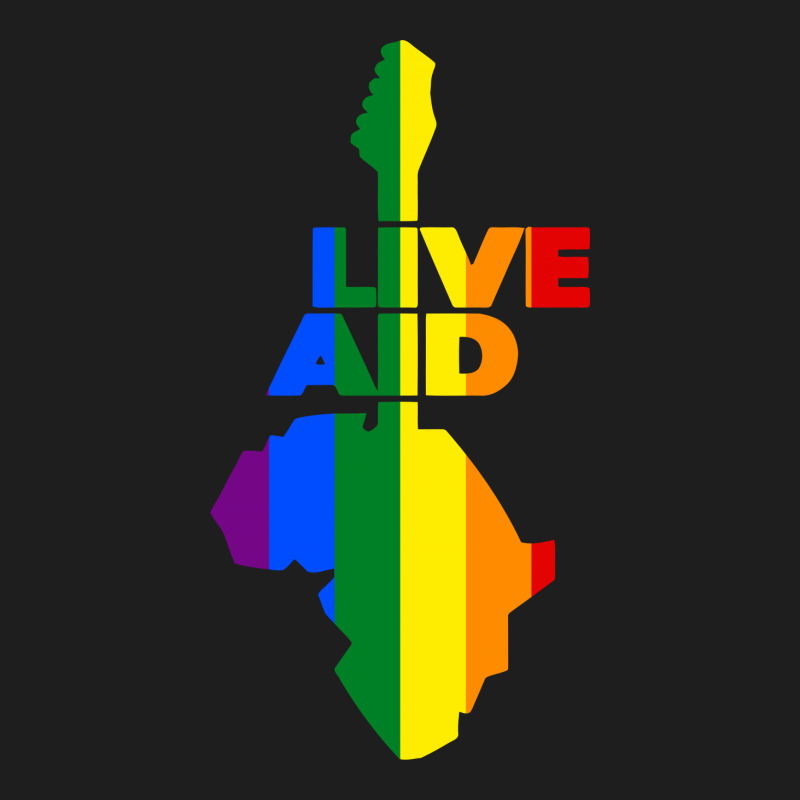 Live Aid Band Aid 1985 Symbol Lgbt Classic T-shirt by autlu2024 | Artistshot