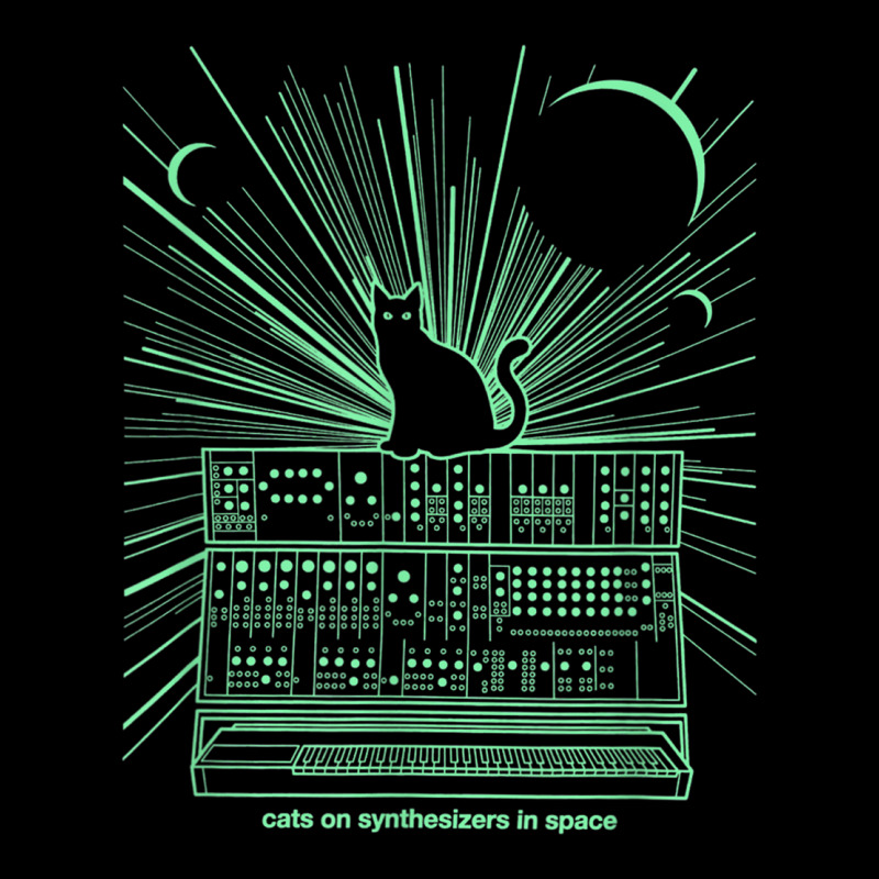 Cats On Synthesizers In Space T Shirt Fleece Short | Artistshot