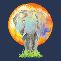 Colorful Elephant Art   Zookeeper Animal Lover Zoologist T Shirt Ladies Denim Jacket | Artistshot