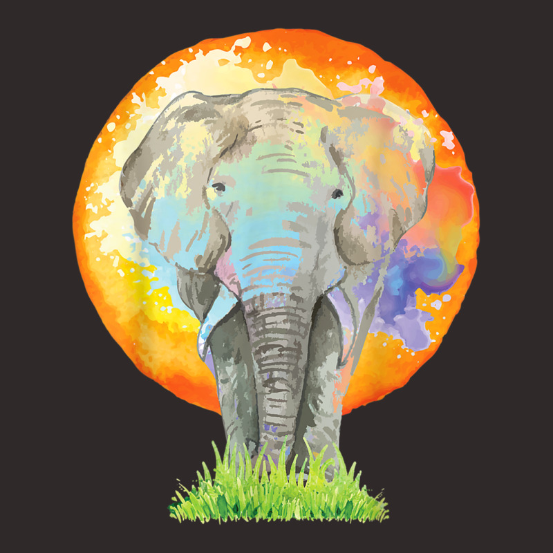 Colorful Elephant Art   Zookeeper Animal Lover Zoologist T Shirt Racerback Tank by PET LOVE | Artistshot