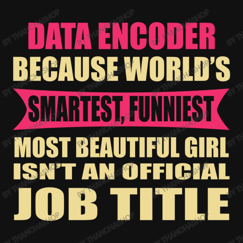 Data Encoder Funniest Isn't A Jobtitle Slide Sandal | Artistshot