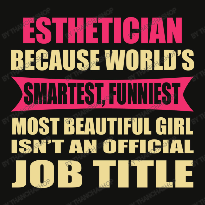 Esthetician Funniest Isn't A Jobtitle Scorecard Crop Tee | Artistshot