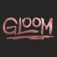 Gloom Symbol Youtube Pink Gold Ladies Fitted T-shirt | Artistshot