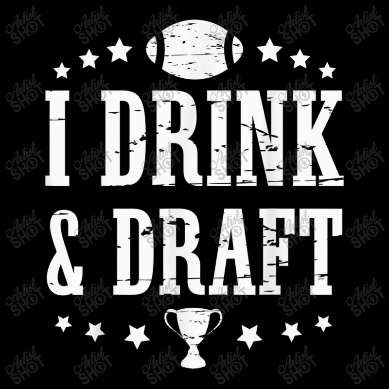 I Drink And Draft  Fantasy Football Party Game Day Quote Kids Cap by Artist-Shannon | Artistshot