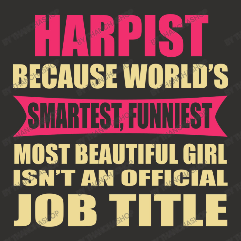 Harpist Funniest Isn't A Jobtitle Champion Hoodie | Artistshot