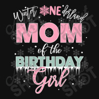 Mom Of The Birthday Girl Shirt Winter Onederland Family Rear Car Mat | Artistshot