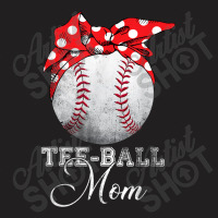 Baseball Headband Teeball Mom Tee Ball Mother Day Mothers T Shirt T-shirt | Artistshot