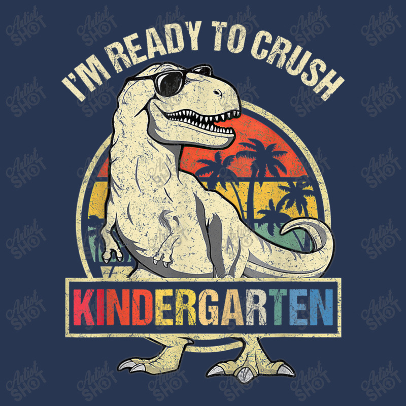 I'm Ready To Crush Kindergarten Dinosaur Boys Back To School Ladies Denim Jacket by Artist-Shannon | Artistshot