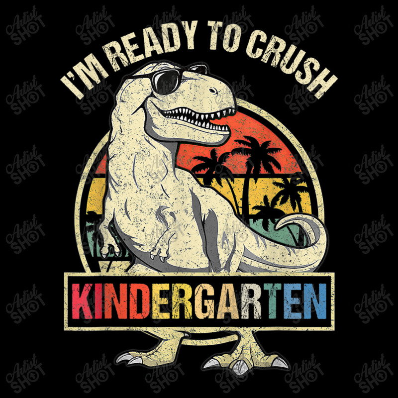 I'm Ready To Crush Kindergarten Dinosaur Boys Back To School Legging by Artist-Shannon | Artistshot