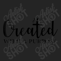 Created With A Purpose Christian Faith Men Women 3/4 Sleeve Shirt | Artistshot