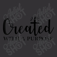 Created With A Purpose Christian Faith Men Women Vintage Hoodie | Artistshot