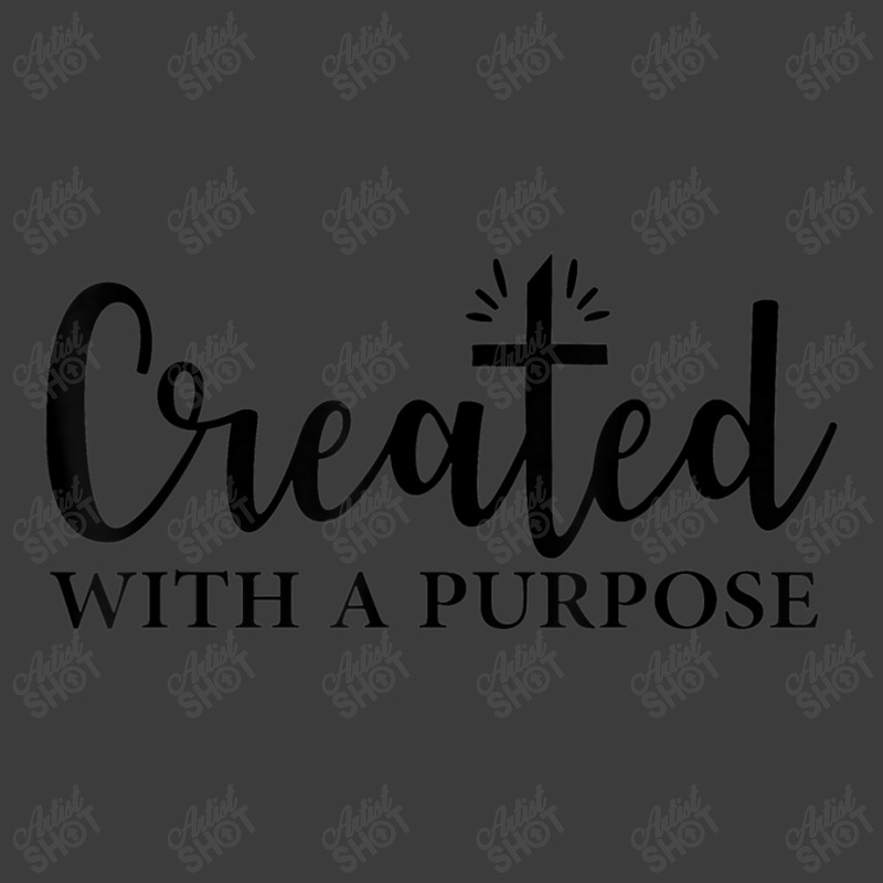 Created With A Purpose Christian Faith Men Women Men's Polo Shirt by Aria-Proctor | Artistshot