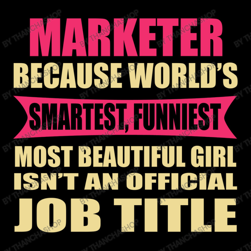 Marketer Funniest Isn't A Jobtitle V-Neck Tee by thanchashop | Artistshot