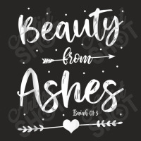 Cute Christian Bible Verse Quote Beauty From Ashes Retro Ladies Fitted T-shirt | Artistshot