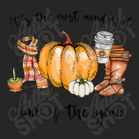 It's The Most Wonderful Time Of The Year Happy Thanksgiving Ladies Fitted T-shirt | Artistshot