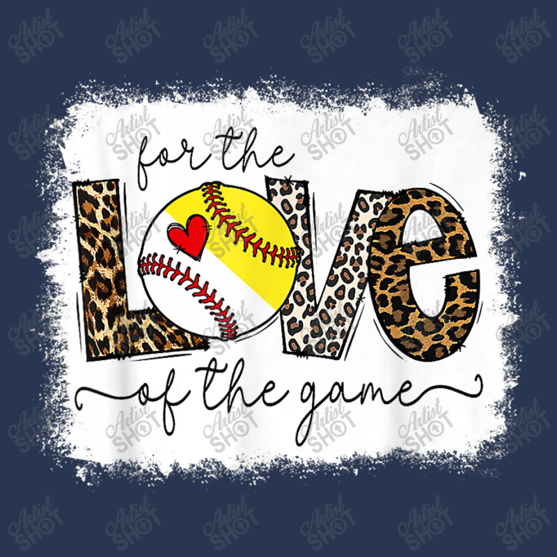 Leopard For The Love Of The Game Baseball Softball Game Day Men Denim Jacket by Artist-Shannon | Artistshot