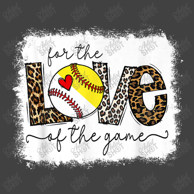 Leopard For The Love Of The Game Baseball Softball Game Day Vintage T-Shirt by Artist-Shannon | Artistshot