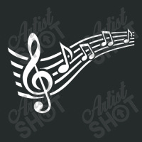 Music Notes Clef Women's Triblend Scoop T-shirt | Artistshot