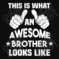 This Is What An Awesome Brother Looks Like Gift Crop Top | Artistshot