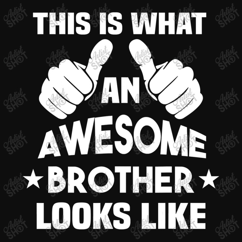 This Is What An Awesome Brother Looks Like Gift Crop Top by time5803 | Artistshot