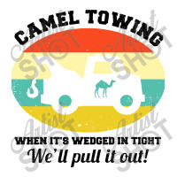 Camel Towing Retro Adult Humor Saying V-neck Tee | Artistshot