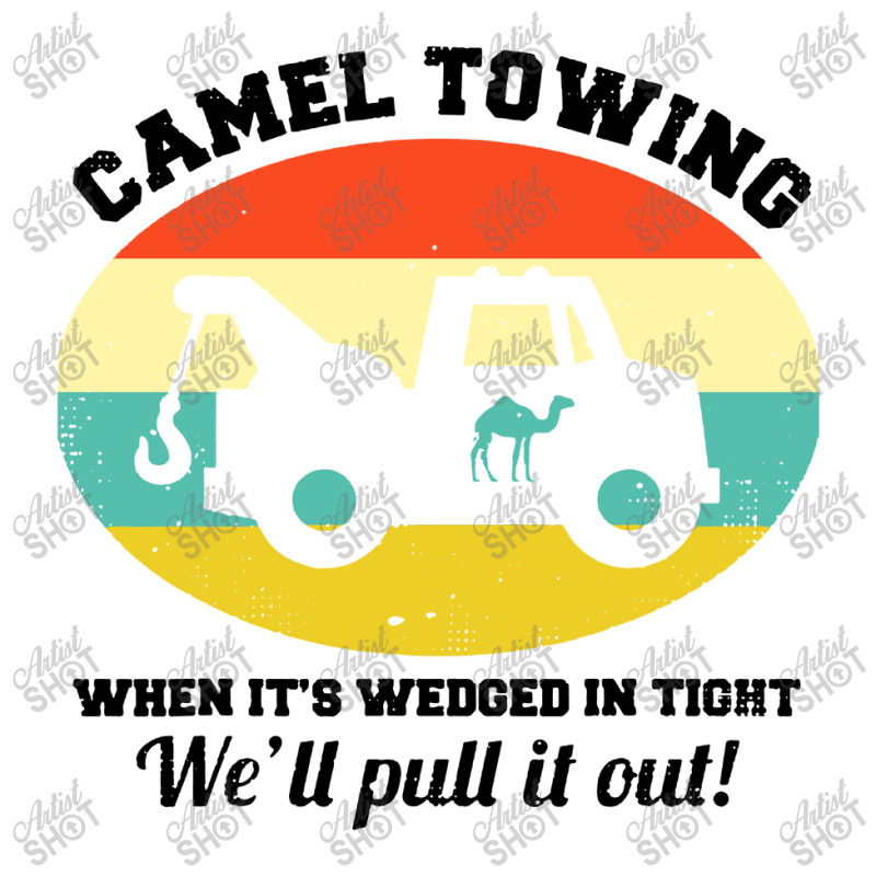 Camel Towing Retro Adult Humor Saying V-Neck Tee by TopTshirt | Artistshot