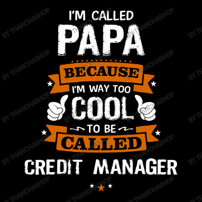 Papa Because To Be Called Credit Manager Women's V-Neck T-Shirt by thanchashop | Artistshot