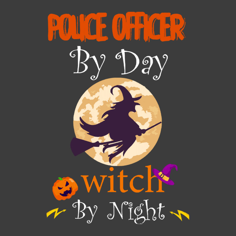 Halloween Police Officer Gift T  Shirt Police Officer By Day Witch By Men's Polo Shirt by oweber478 | Artistshot