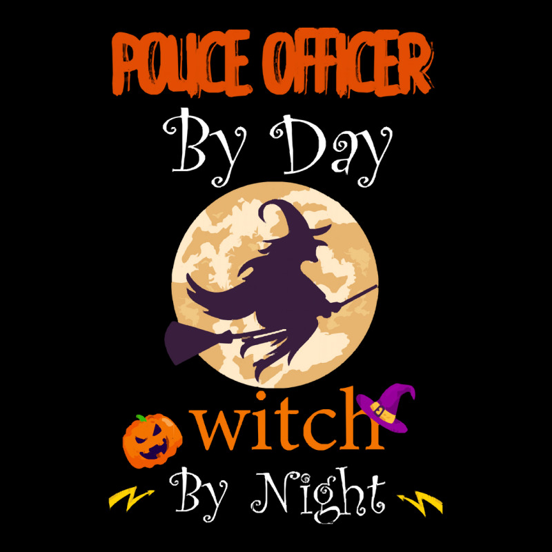 Halloween Police Officer Gift T  Shirt Police Officer By Day Witch By Unisex Jogger by oweber478 | Artistshot