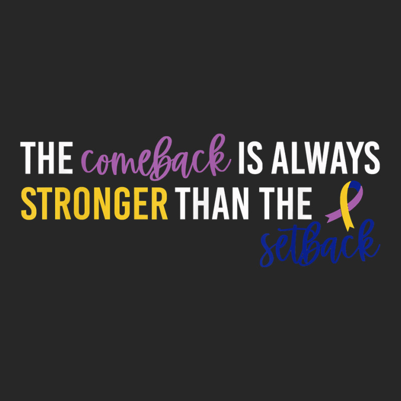 Comeback Is Always Stronger Than The Setback Bladder Cancer T Shirt Men's T-shirt Pajama Set by yodishsaraveks | Artistshot