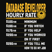 Database Engineer Hourly Rate   Funny Database Administrator T Shirt Crop Top | Artistshot