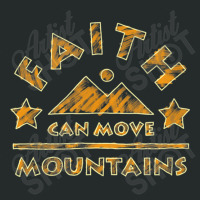 Faith Can Move Mountains Christian Bible Verse My Favorite People Women's Triblend Scoop T-shirt | Artistshot