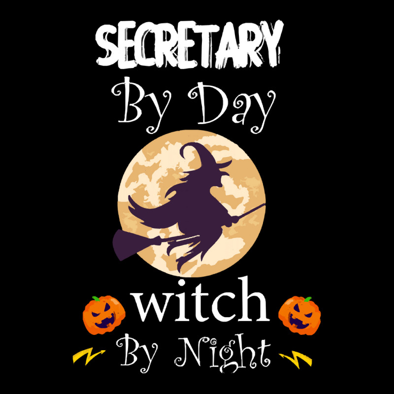 Halloween Secretary Gift T  Shirt Secretary By Day Witch By Night, Sec V-Neck Tee by oweber478 | Artistshot