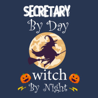 Halloween Secretary Gift T  Shirt Secretary By Day Witch By Night, Sec Men Denim Jacket | Artistshot