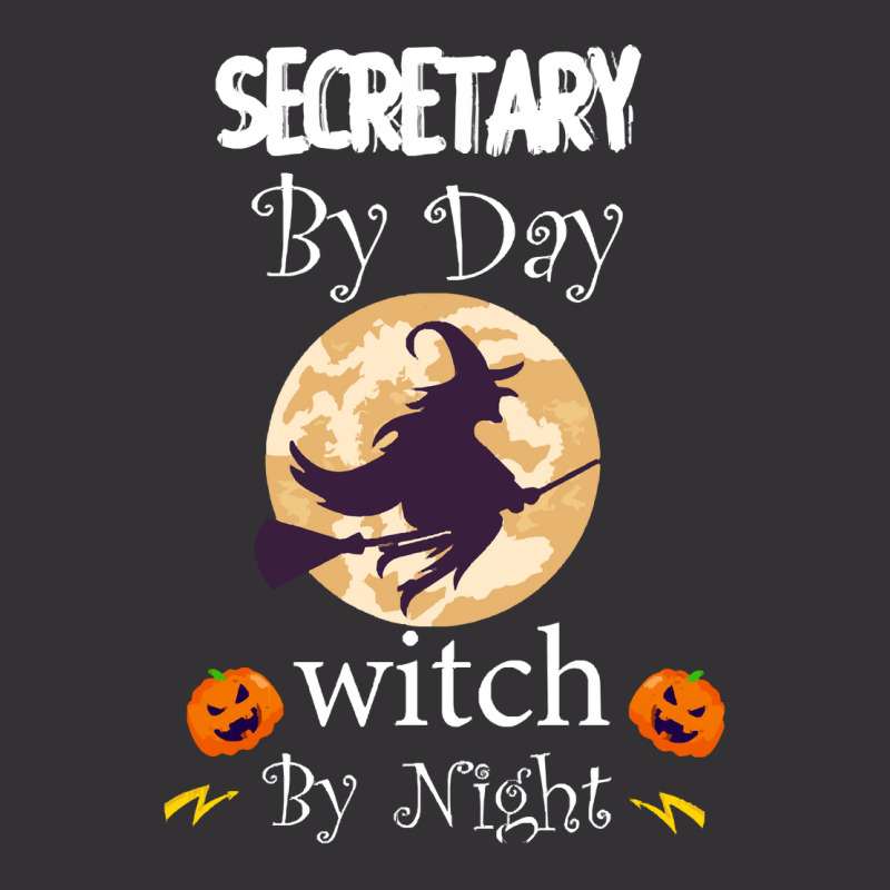 Halloween Secretary Gift T  Shirt Secretary By Day Witch By Night, Sec Vintage Short by oweber478 | Artistshot