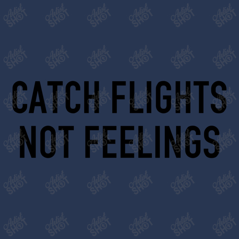 Catch Flight Not Feelings Men Denim Jacket | Artistshot