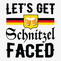 Let S Get Schnitzel Faced Beer Funny Oktoberfest 2021 German T Shirt Ladies Fitted T-shirt | Artistshot