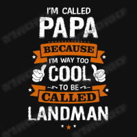 Papa Because To Be Called Landman Baby Beanies | Artistshot