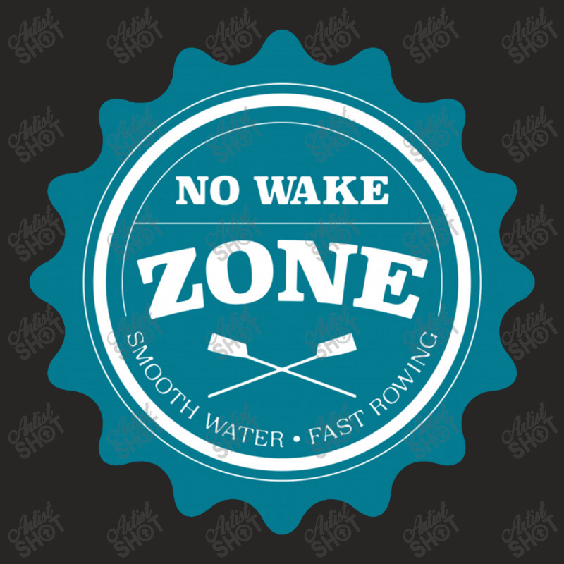 No Wake Zone Rowing Club Ladies Fitted T-Shirt by earlrhea | Artistshot