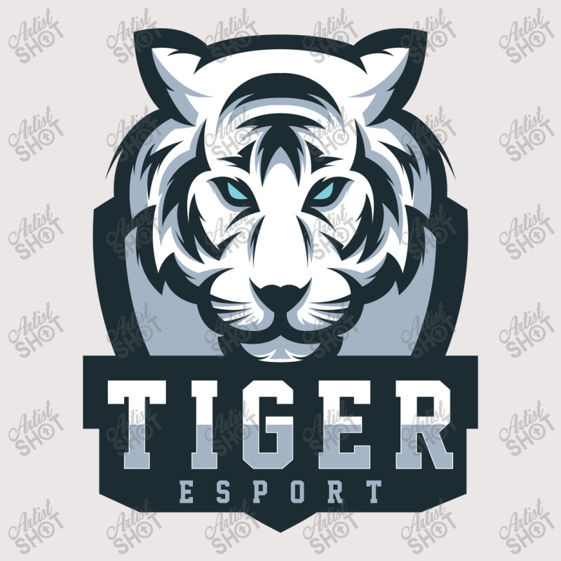 Tiger White Vector Pocket T-shirt | Artistshot