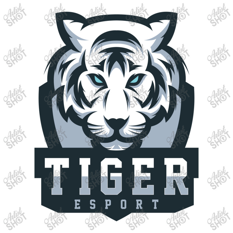 Tiger White Vector Long Sleeve Shirts | Artistshot