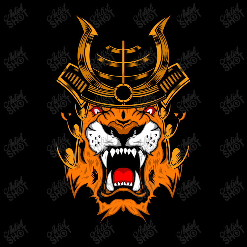 Samurai Tiger Vector Fleece Short | Artistshot