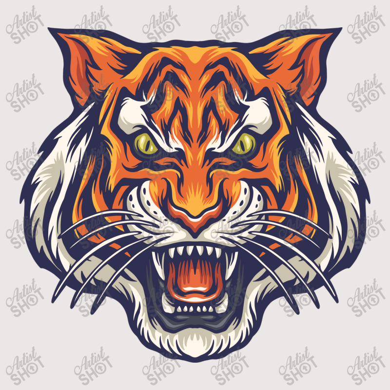 Angry Tiger Vector Pocket T-shirt | Artistshot