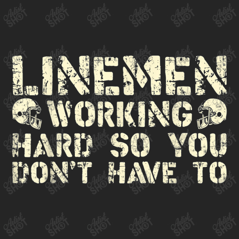 Offensive Linemen Working Hard So You Don't Have To Football Unisex Hoodie by Artist-Shannon | Artistshot