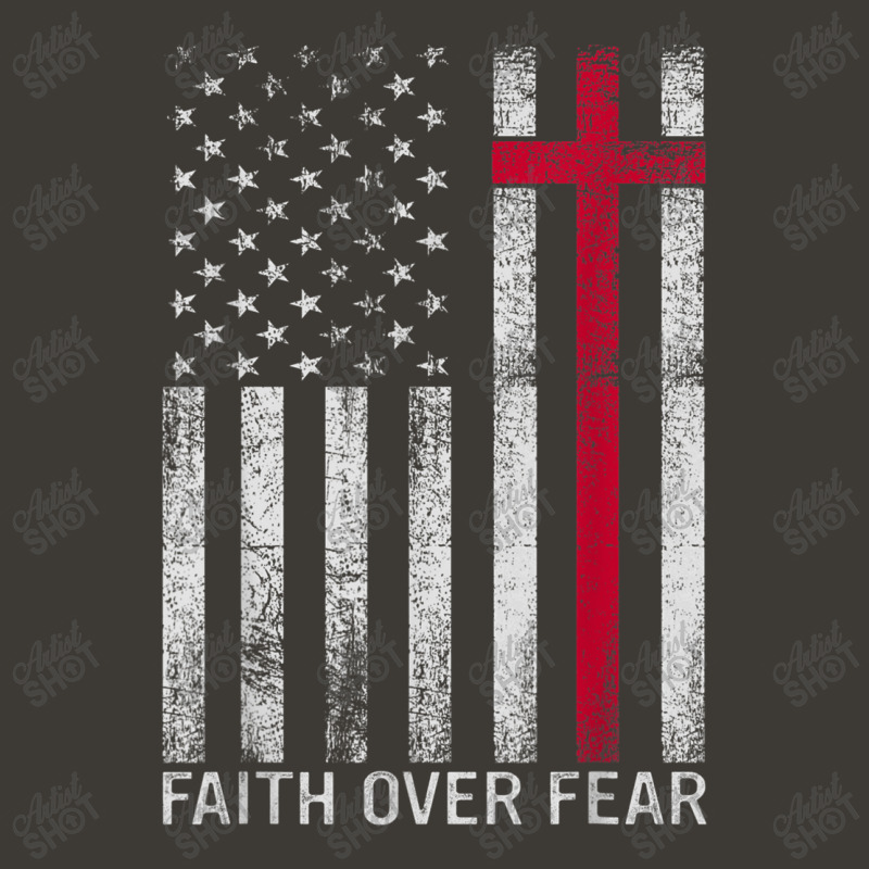 Faith Over Fears Cool Christian Cross American Usa Flag Gym Games Char Bucket Hat by Aria-Proctor | Artistshot