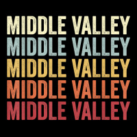 Middle Valley Tennessee Middle Valley Tn Retro Vintage Text T Shirt Cropped Hoodie | Artistshot